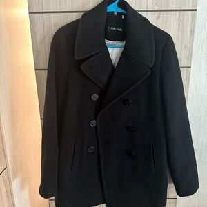 Calvin Klein Women's Black Peacoat